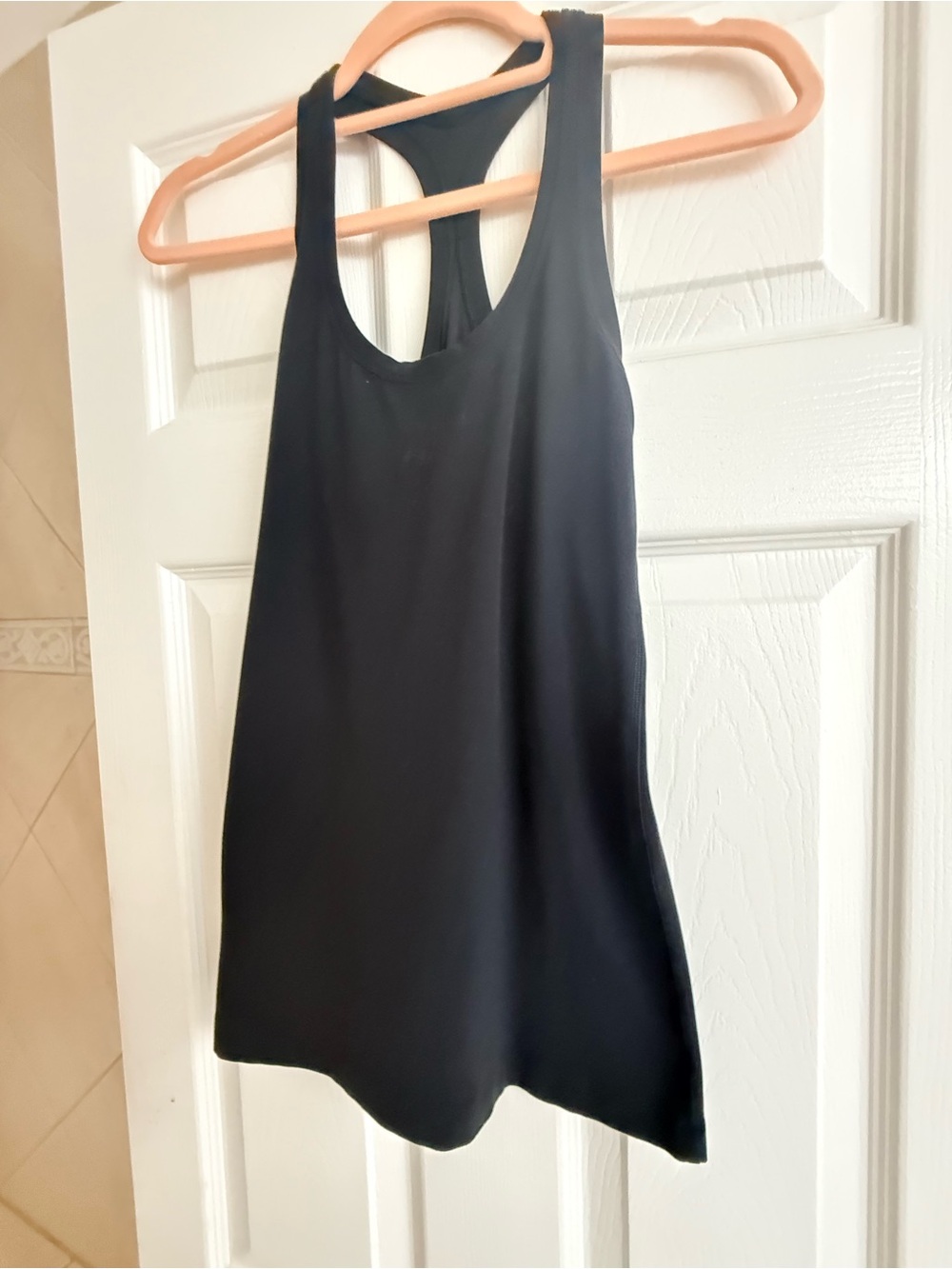 lululemon athletica Black Racerback Tank Topsize6or8